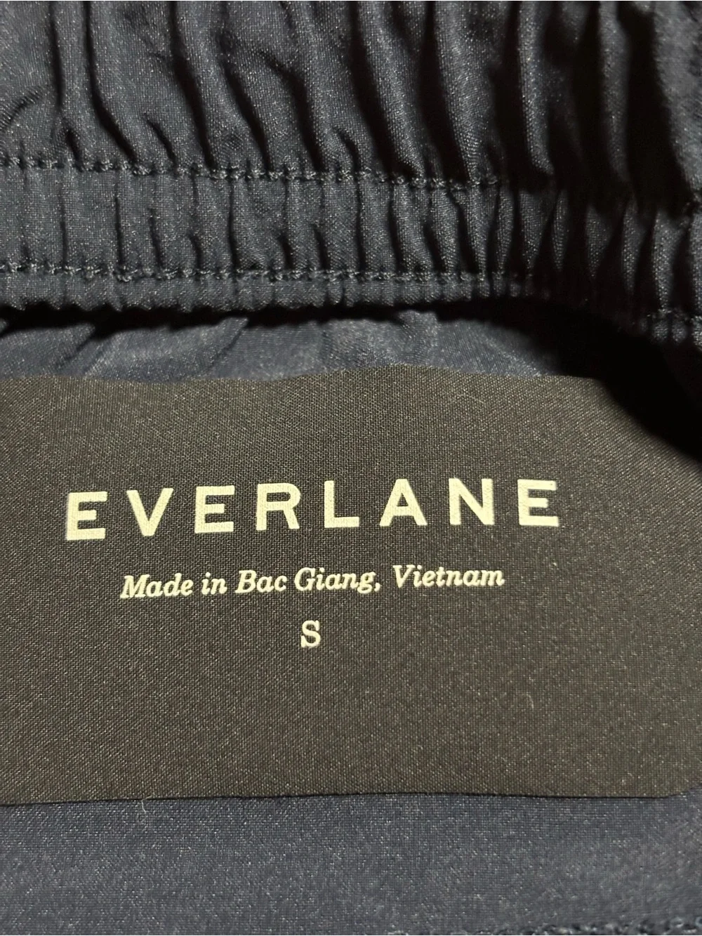 Everlane Performance Jogger Pants Navy Blue Size S Elastic Waist Athleisure